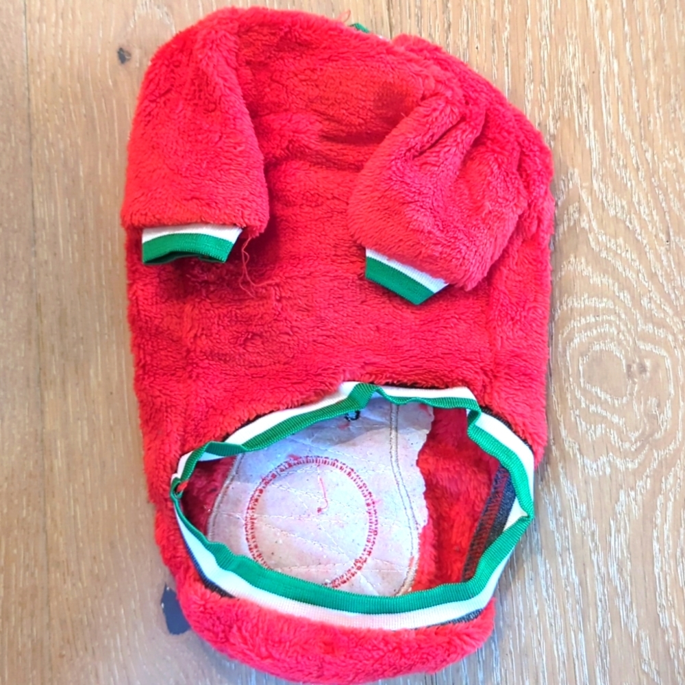 Dog/Cat Fleece Christmas Sweater For Small Pets - Red - Picture 5 of 7